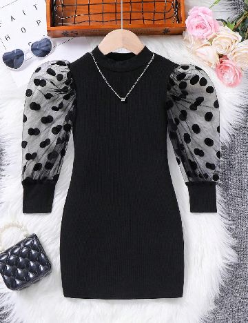 Rochie Shein Kids, negru