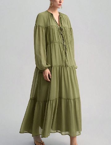 Rochie lunga SHEIN, verde