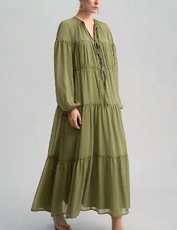 Rochie lunga SHEIN, verde