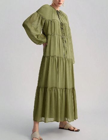 Rochie lunga SHEIN, verde