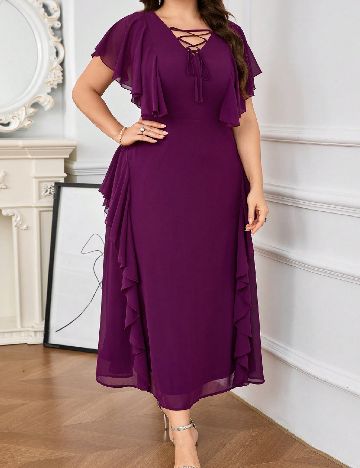 Rochie lunga SHEIN CURVE, mov