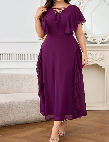 Rochie lunga SHEIN CURVE, mov