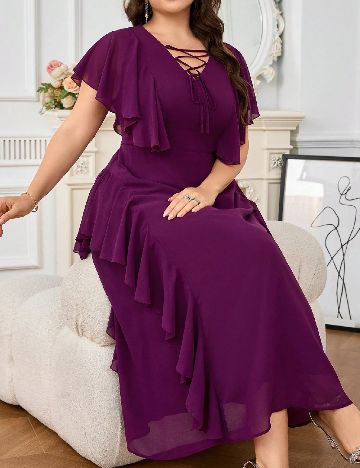 Rochie lunga SHEIN CURVE, mov