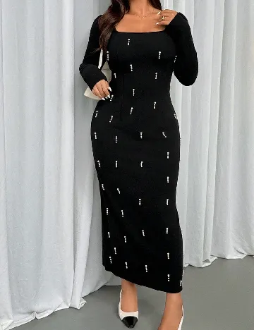 Rochie lunga SHEIN CURVE, negru