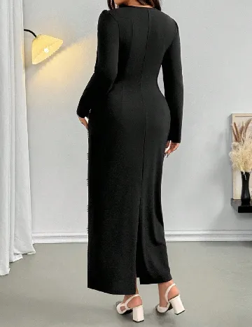 Rochie lunga SHEIN CURVE, negru