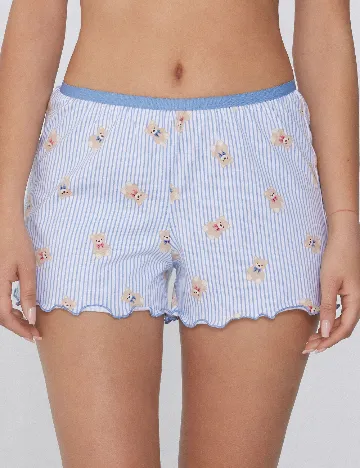 Pantaloni de pijama Tezenis, albastru