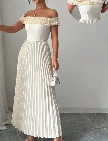 Rochie lunga SHEIN, bej