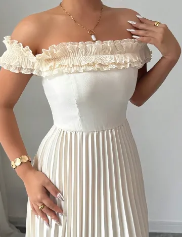 Rochie lunga SHEIN, bej