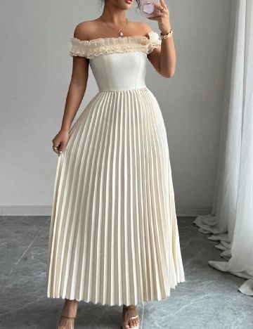 Rochie lunga SHEIN, bej