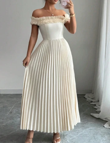 Rochie lunga SHEIN, bej