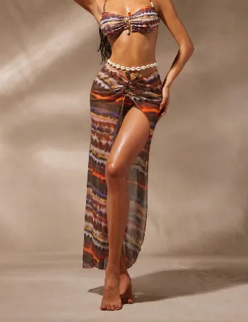 Fusta de plaja SHEIN, mix culori