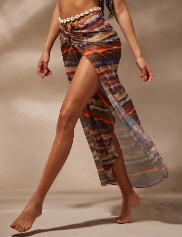 Fusta de plaja SHEIN, mix culori