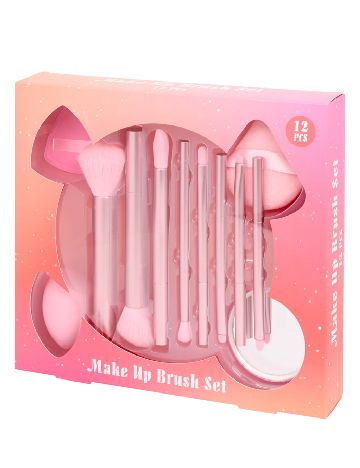 Set pensule de machiaj ACTION, roz