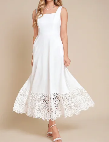 Rochie lunga SHEIN, alb