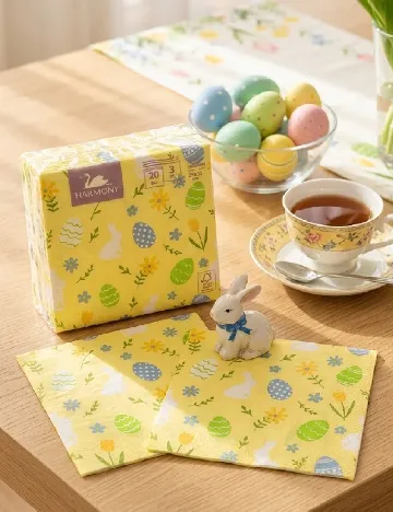 Set servetele de masa Harmony, galben