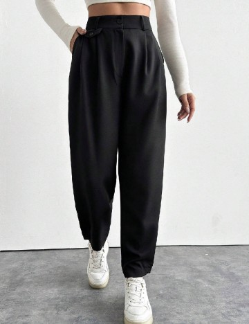 Pantaloni SHEIN, negru