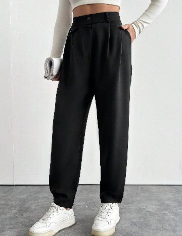 Pantaloni SHEIN, negru