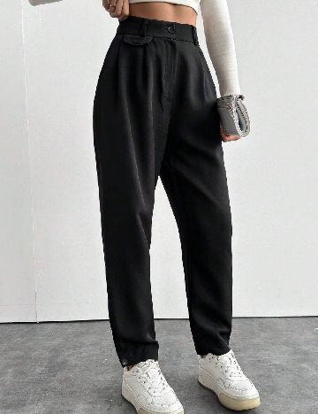 Pantaloni SHEIN, negru