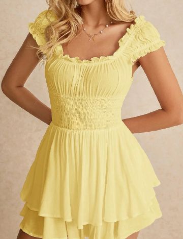 Salopeta SHEIN, galben