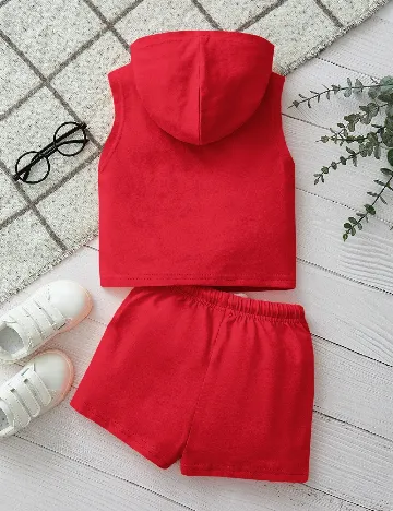 Compleu Shein Kids, rosu