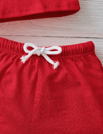 Compleu Shein Kids, rosu