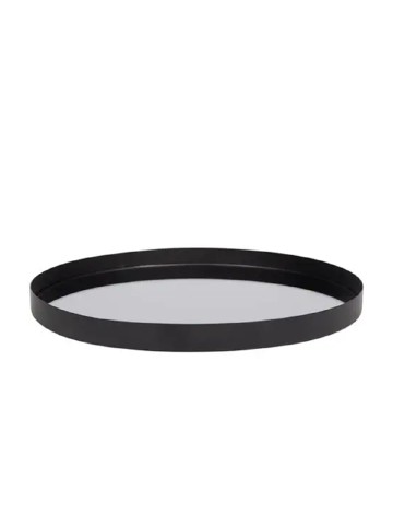 Tava decorativa cu oglinda Home Accents, negru