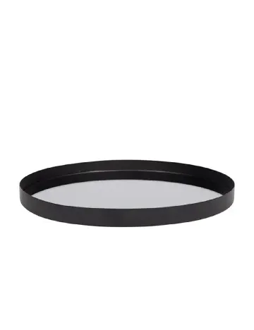 Tava decorativa cu oglinda Home Accents, negru