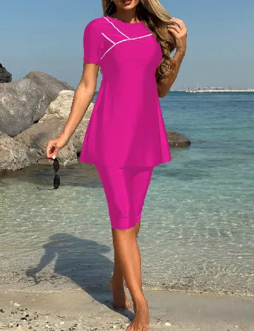 Costum de baie SHEIN, roz