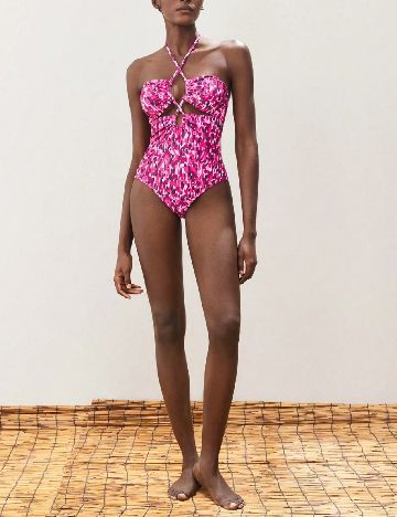 Costum de baie SHEIN, roz