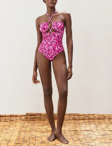 Costum de baie SHEIN, roz