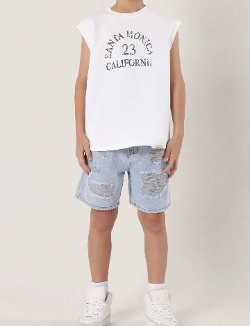 Pantaloni scurti SUMWON, albastru