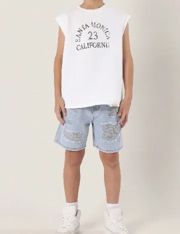 Pantaloni scurti SUMWON, albastru