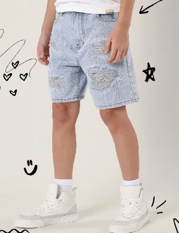 Pantaloni scurti SUMWON, albastru