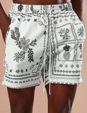 Pantaloni scurti SUMWON, alb