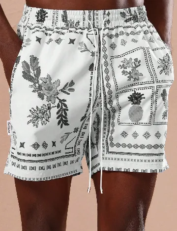 Pantaloni scurti SUMWON, alb