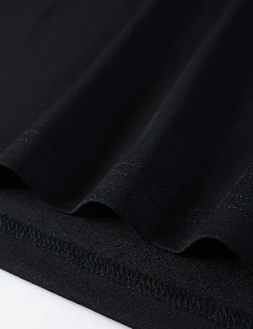 Bluza Oversize SHEIN, negru/alb