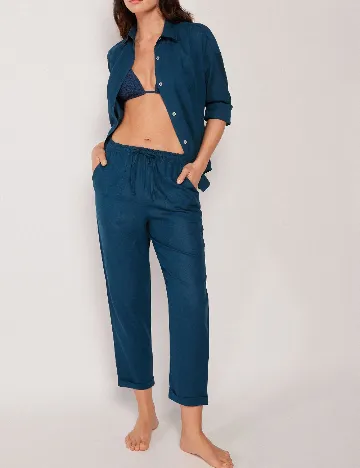 Pantaloni Calzedonia, albastru