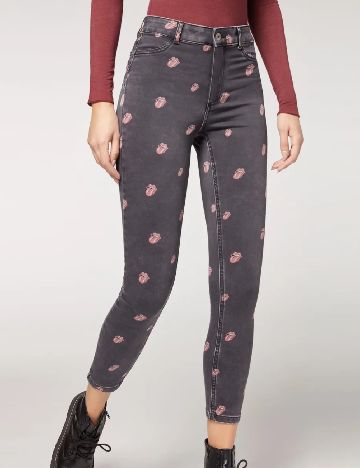 Blugi Calzedonia, gri inchis