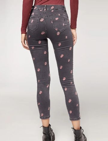 Blugi Calzedonia, gri inchis