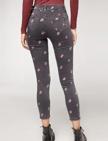 Blugi Calzedonia, gri inchis