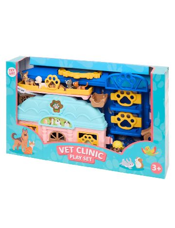 Set de joaca clinica veterinara ACTION, mix culori
