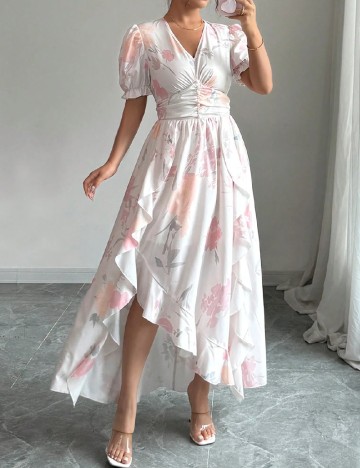 Rochie medie SHEIN, alb