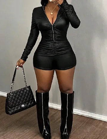 Salopeta SHEIN, negru