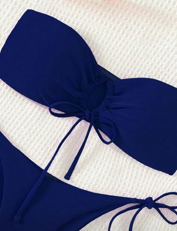 Costum de baie SHEIN, bleumarin