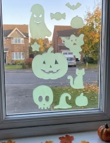 Set stickere Halloween Cool 2 Party, verde