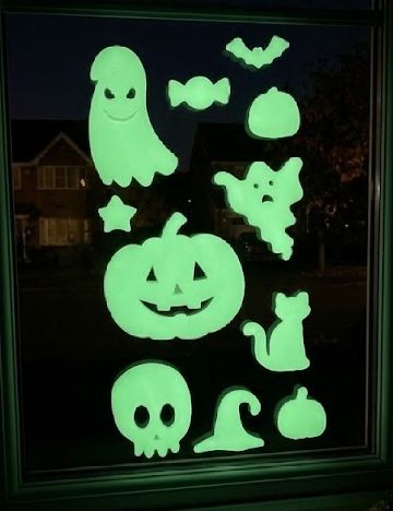 Set stickere Halloween Cool 2 Party, verde