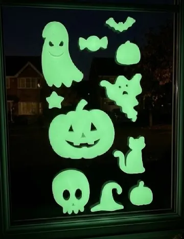 Set stickere Halloween Cool 2 Party, verde