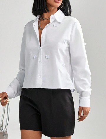 Camasa SHEIN, alb