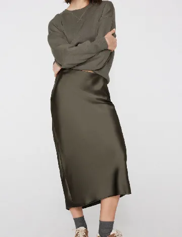 Fusta Tezenis, verde inchis