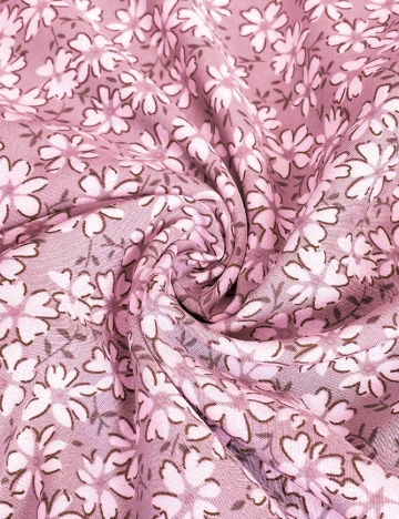 Rochie scurta SHEIN Maternity, roz/alb